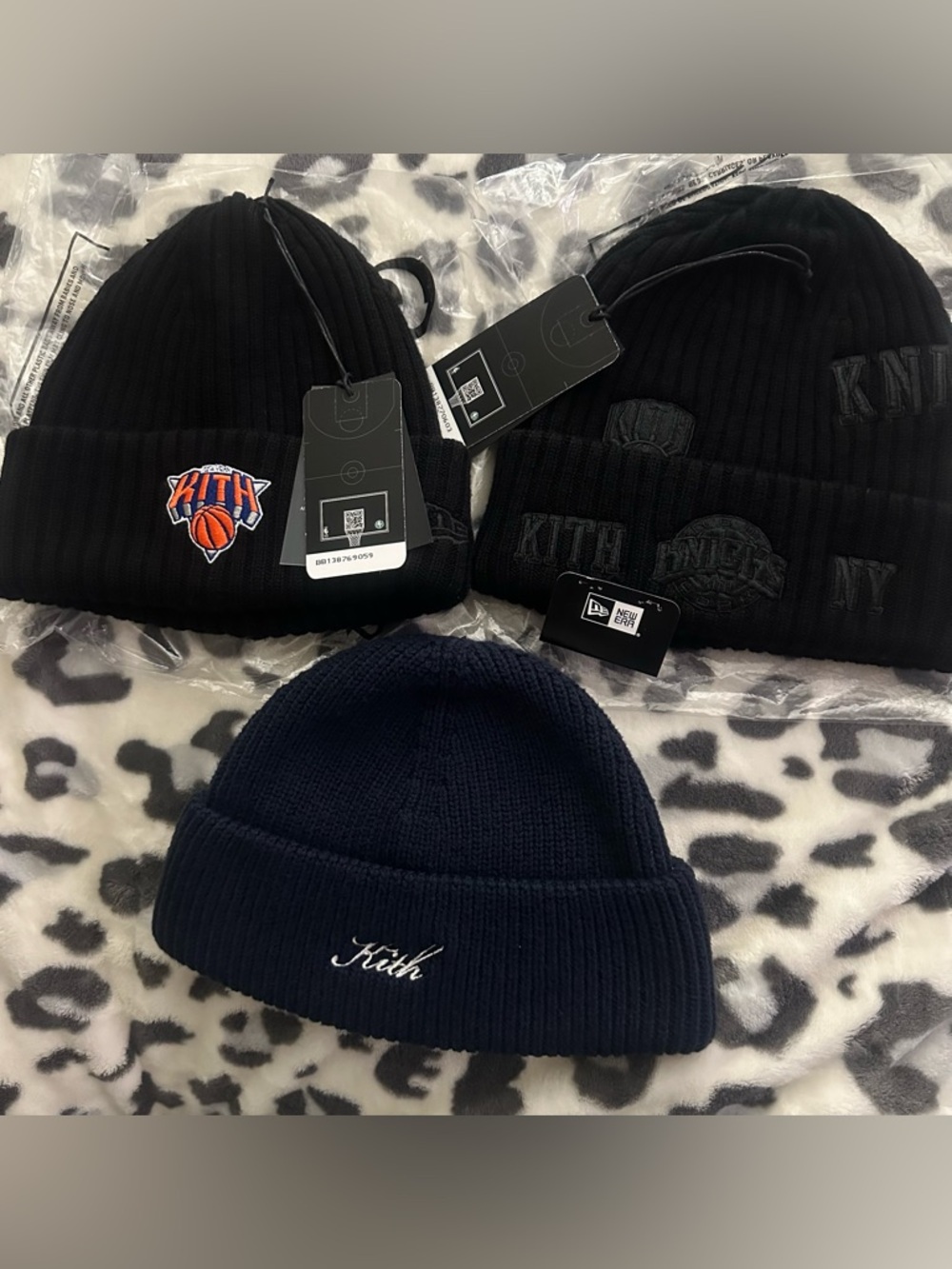 Set of Kith And Kith Knicks hats